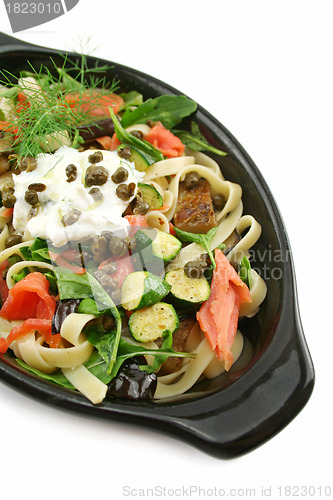 Image of Salmon Fettucini 