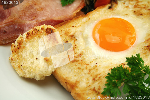 Image of Egg In Toast