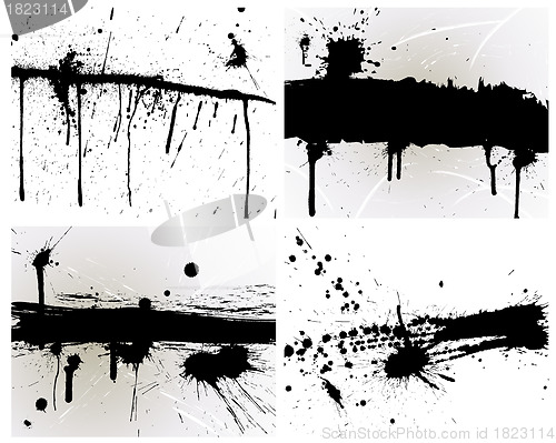 Image of grunge vector background