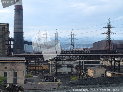 Image of Industrial factory area in Russia