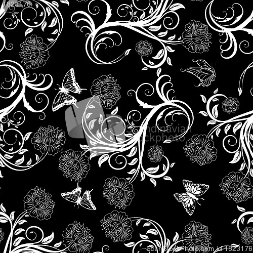 Image of seamless floral pattern