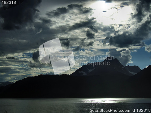 Image of Scenic clouds and a sunny patch