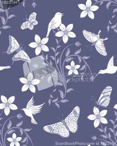 Image of seamless floral pattern