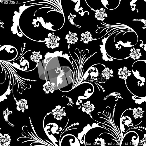 Image of seamless floral pattern