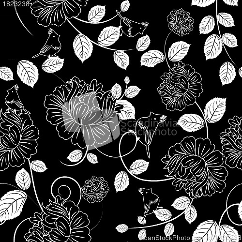 Image of seamless floral pattern