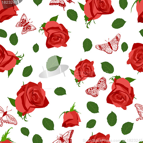 Image of seamless floral pattern
