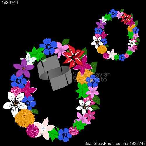 Image of floral letter