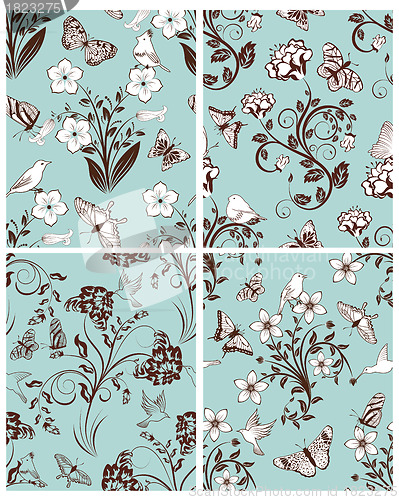 Image of seamless floral pattern