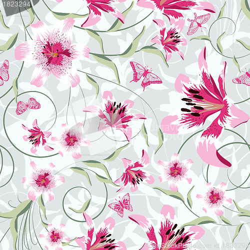 Image of seamless floral pattern