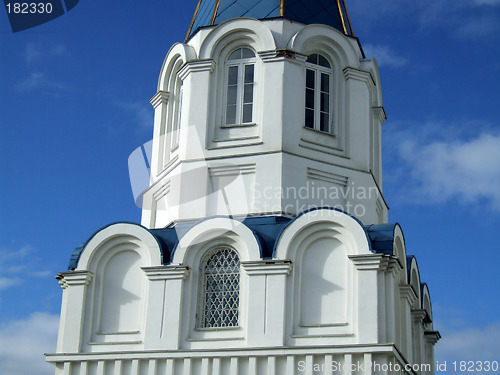 Image of Orthodox church tower in Russia