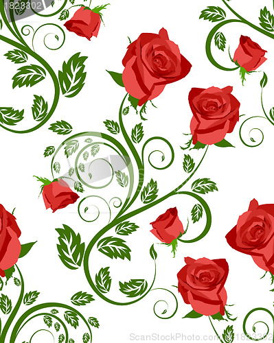 Image of seamless floral pattern