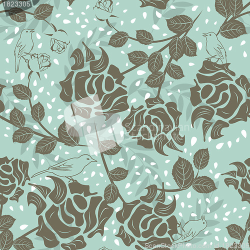 Image of seamless floral pattern