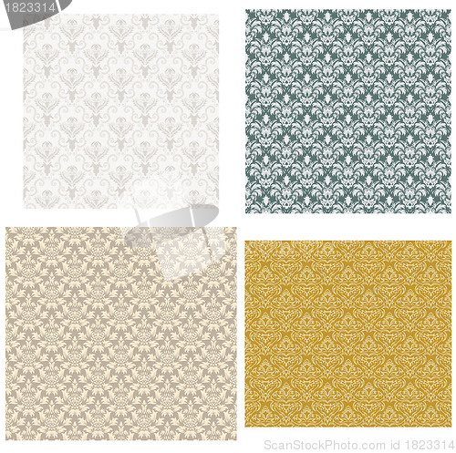 Image of seamless damask pattern