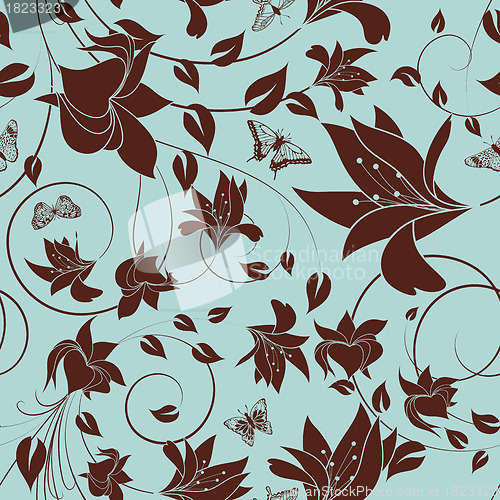 Image of seamless floral pattern