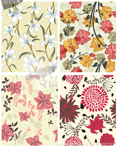 Image of seamless floral pattern
