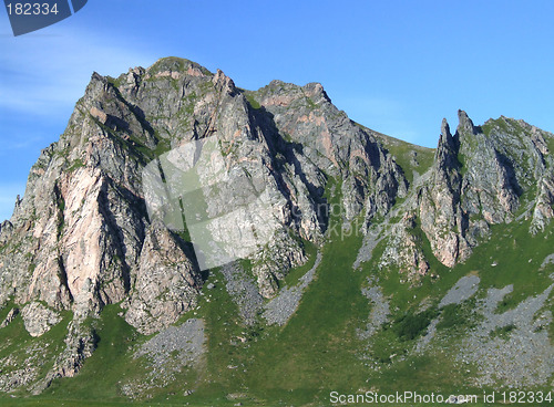 Image of Rugged rocks - mountains in Norway