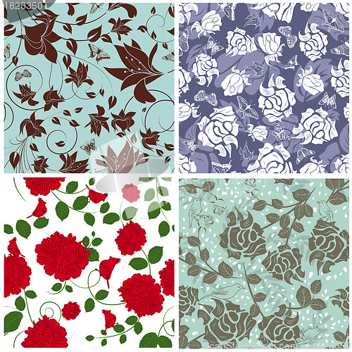 Image of seamless floral pattern