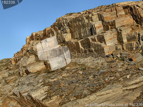 Image of Rocky landscape - bare stone wall