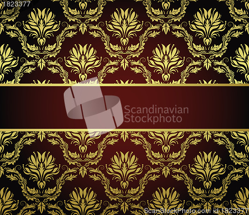 Image of seamless damask pattern