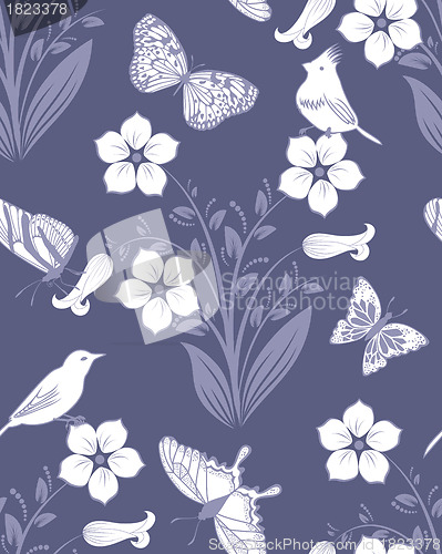 Image of seamless floral pattern