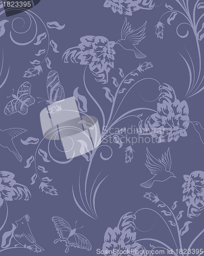 Image of seamless floral pattern
