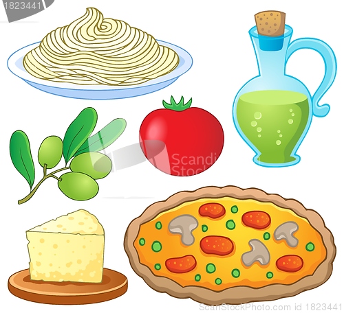 Image of Italian food collection 1