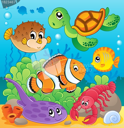 Image of Image with undersea theme 6