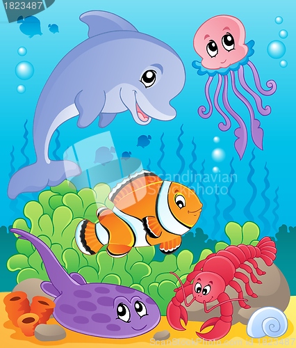 Image of Image with undersea theme 5