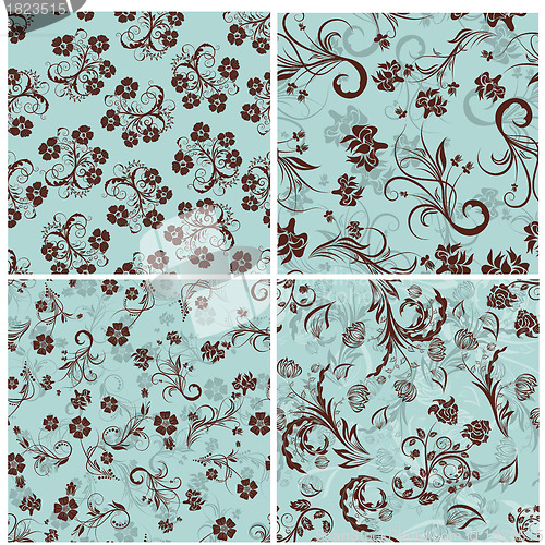 Image of seamless floral pattern