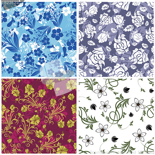 Image of seamless floral pattern