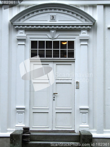 Image of White decorative door