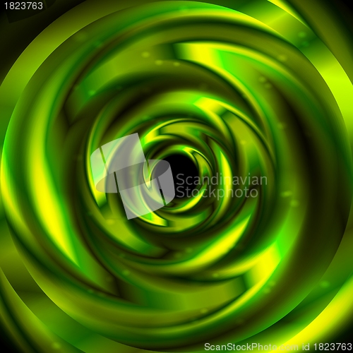 Image of Bright green abstraction