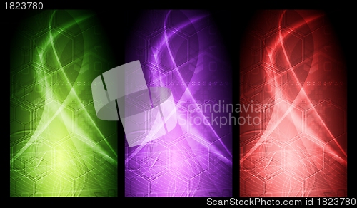 Image of Vibrant vector banners collection