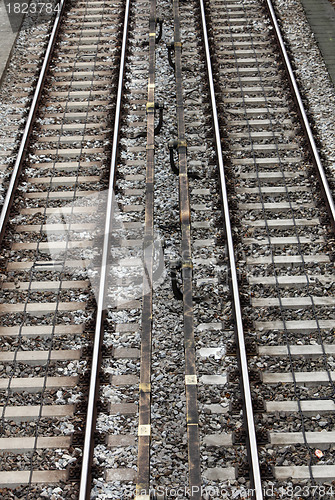 Image of Rails in the city