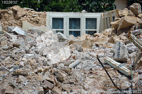 Image of demolished house