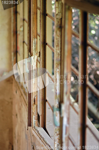 Image of rusty window