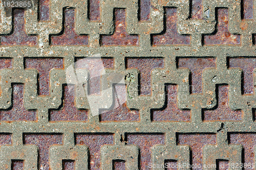 Image of rusty pattern