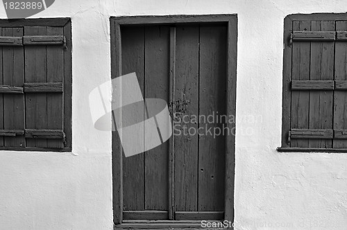 Image of wooden door