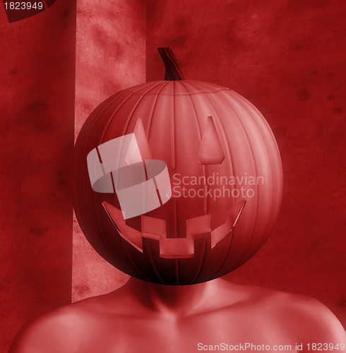 Image of pumpkin head