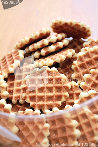 Image of wafer cookies