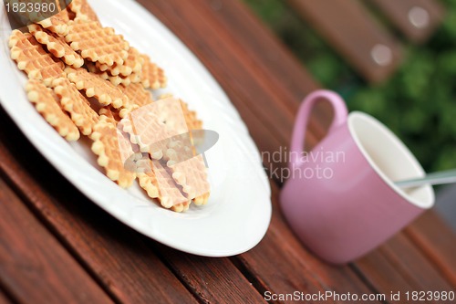 Image of cookies and coffee