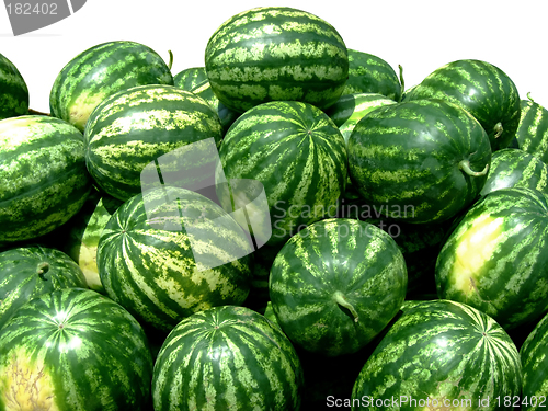 Image of Watermelons isolated