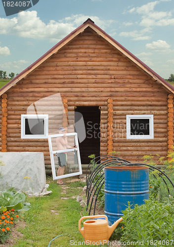 Image of Small house is under construction