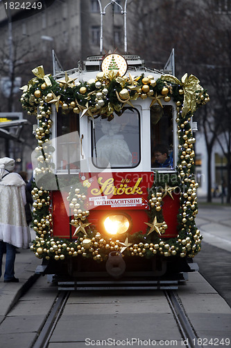 Image of Christmas tram