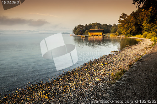 Image of sunrise at Starnberg Lake