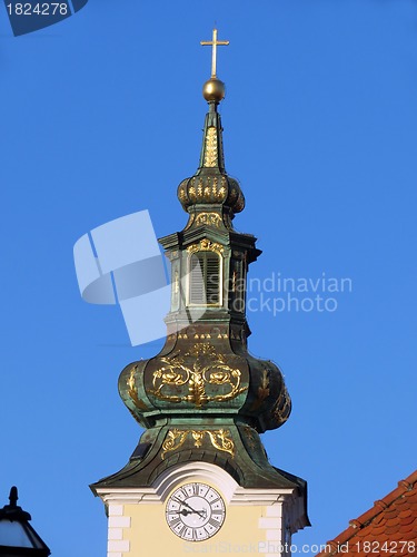 Image of Tower of st. Mary church, Zagreb