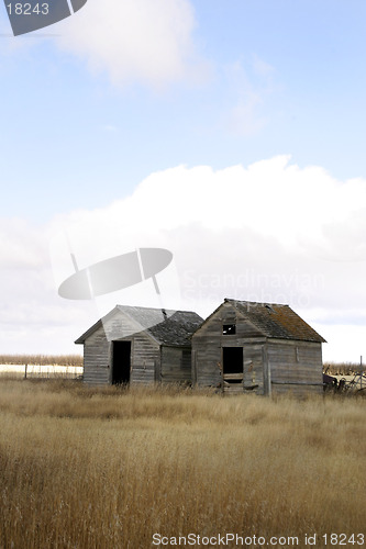 Image of Weathered Grain Bins