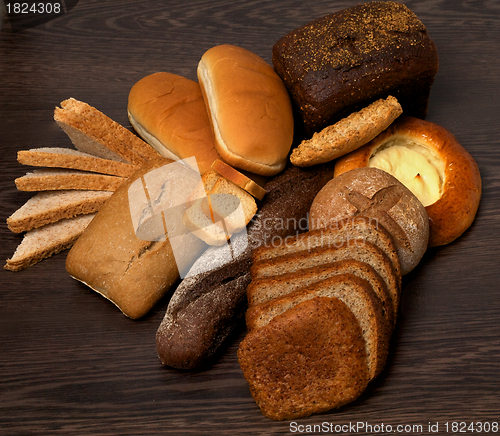 Image of Arrangement of Various Bread