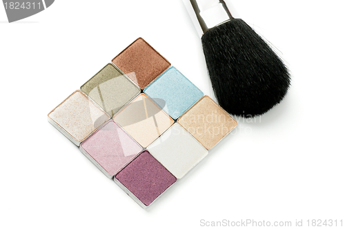 Image of Pallete for Make up and Brush