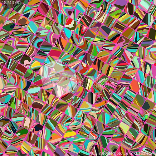 Image of Small tiles texture in different shades. EPS 8